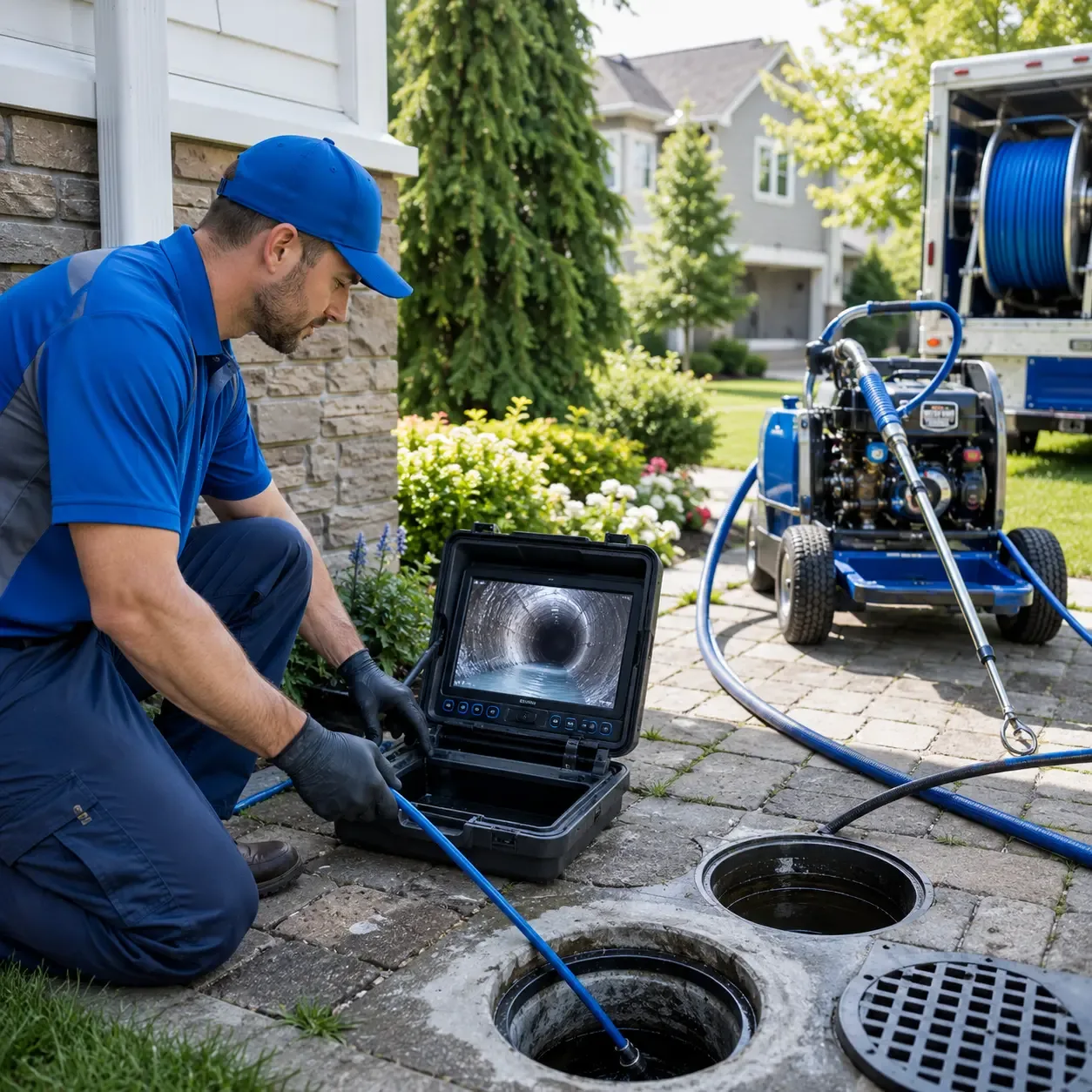 Outdoor drain cleaning professionals serving Middlefield, CT